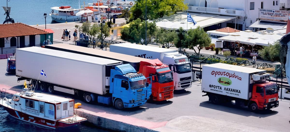 Transport marfa Grecia